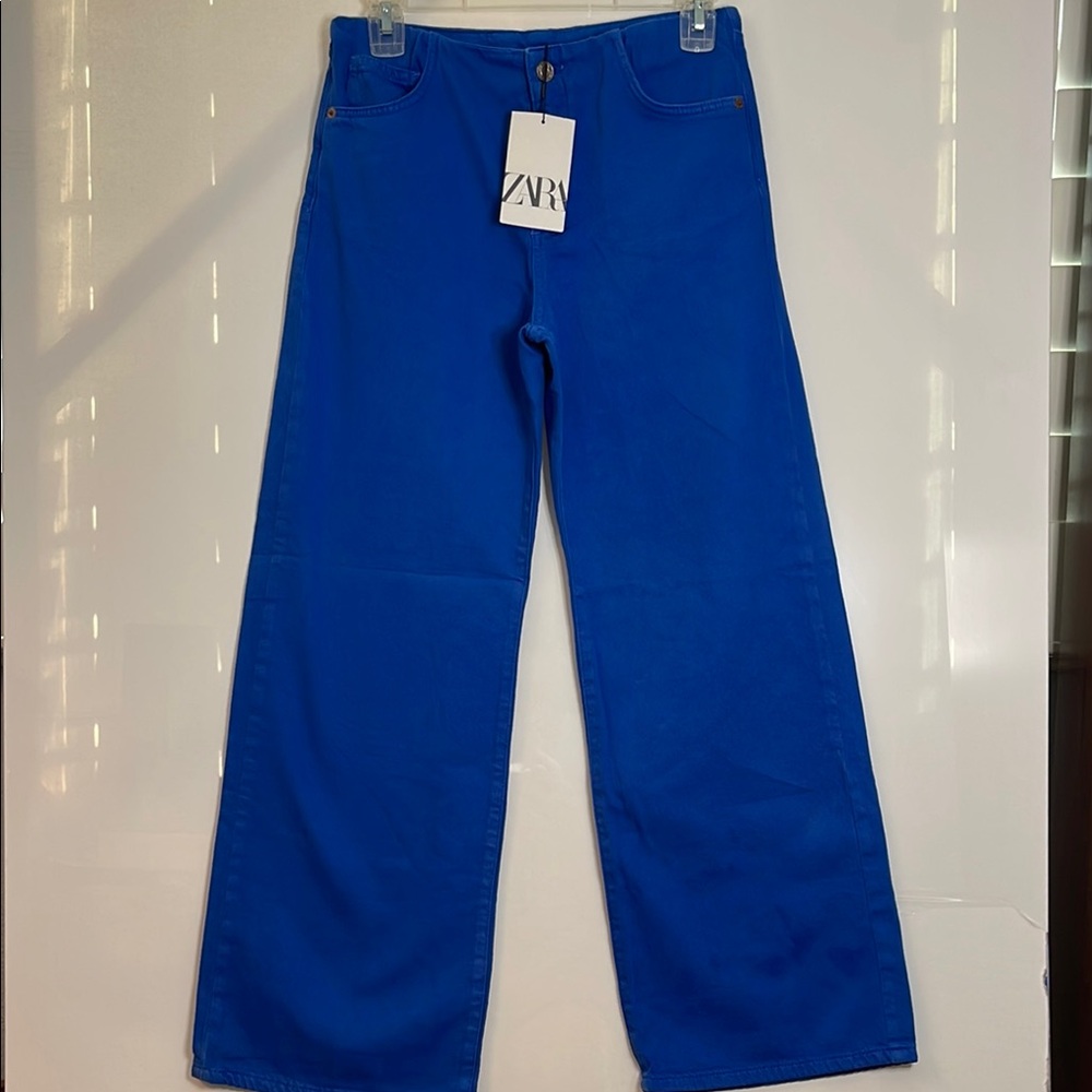 Zara Vibrant Blue Trousers